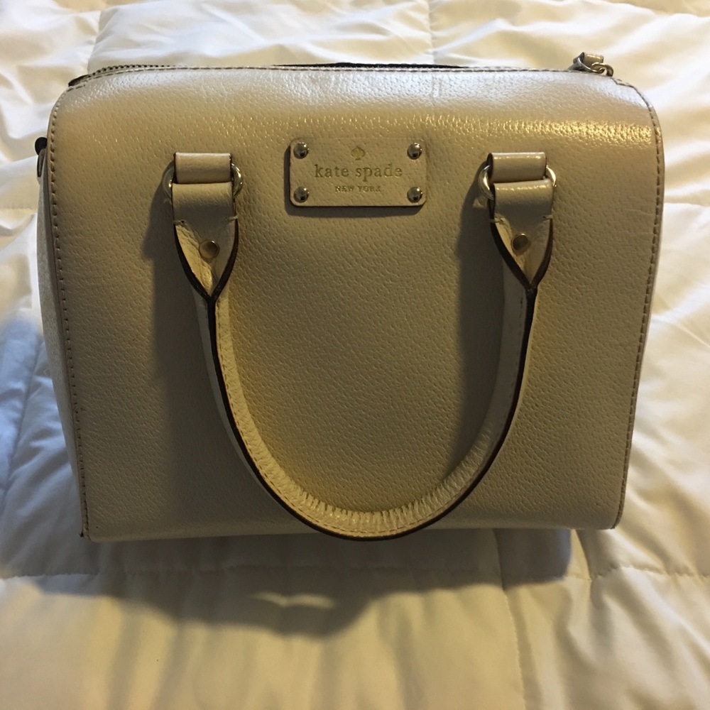 Cream Kate Spade Purse
